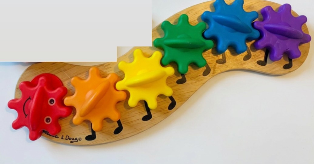 Caterpillar Gear Puzzle Board