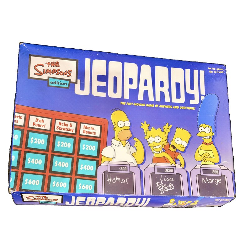 The Simpsons Jeopardy Family Game