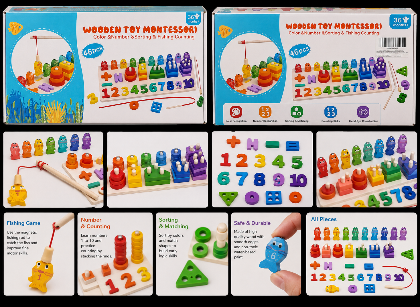 Wooden Montessori Set